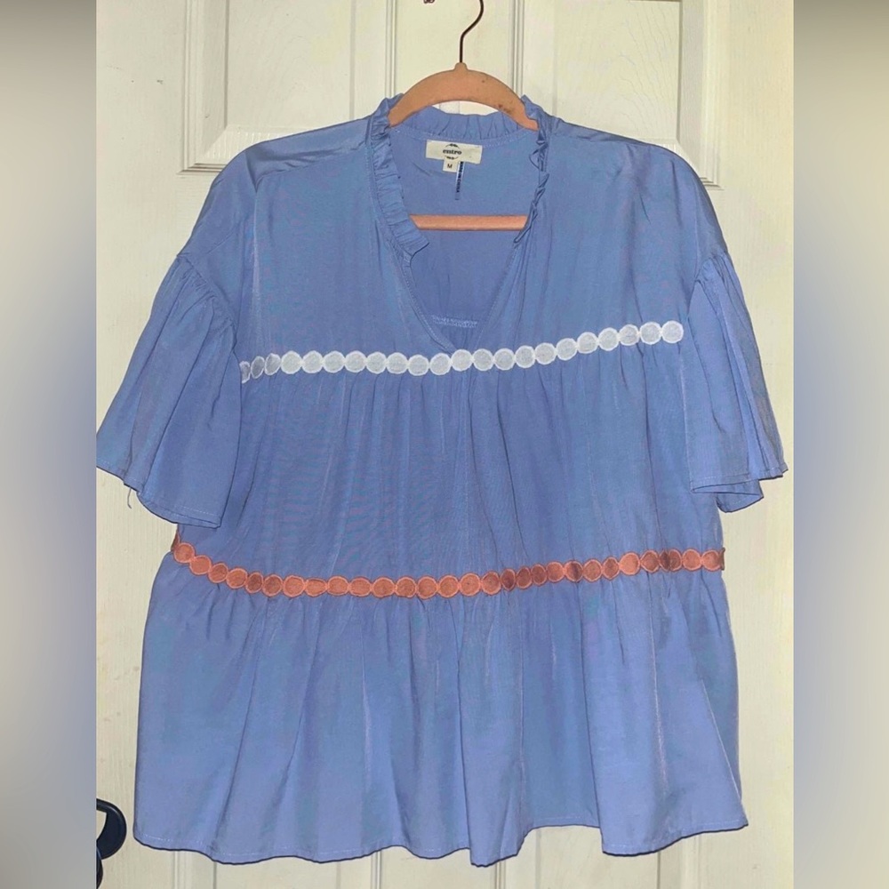 Boutique baby doll top.